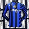 Player Version 24/25 Inter Milan Home Long Sleeve Jersey