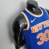 75th Anniversary Randle #30 New York Knicks Blue NBA Jersey - Image 7