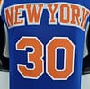 75th Anniversary Randle #30 New York Knicks Blue NBA Jersey - Image 9