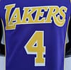 75th Anniversary Rondo #4 Los Angeles Lakers Jordan Purple NBA Jersey - Image 7