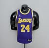 75th Anniversary BRYANT#24 Los Angeles Lakers Jordan Purple NBA Jersey