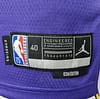 75th Anniversary BRYANT#24 Los Angeles Lakers Jordan Purple NBA Jersey - Image 4