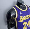 75th Anniversary BRYANT#24 Los Angeles Lakers Jordan Purple NBA Jersey - Image 5