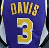 75th Anniversary Davis #3 Los Angeles Lakers Jordan Purple NBA Jersey - Image 9