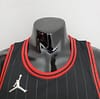 75th Anniversary Rodman#91 Bulls Flyers Black NBA Jersey - Image 9