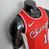 75th Anniversary 2022 Season Chicago Bulls DeROZAN#11 City Edition Red NBA Jersey - Image 7
