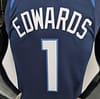 75th Anniversary Minnesota Timberwolves Edwards #1 Royal Blue NBA Jersey - Image 3