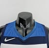75th Anniversary Minnesota Timberwolves Edwards #1 Royal Blue NBA Jersey - Image 7