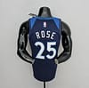 75th Anniversary Minnesota Timberwolves Rose #25 Royal Blue NBA Jersey - Image 2