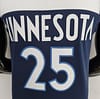 75th Anniversary Minnesota Timberwolves Rose #25 Royal Blue NBA Jersey - Image 8