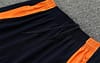 24/25 Real Madrid Light Blue/Orange Half Zipper Jacket+Long Pants - Image 3