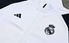 23/24 Real Madrid White Full Zipper Jacket+Pants - Image 3