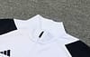 23/24 Real Madrid White Full Zipper Jacket+Pants - Image 4