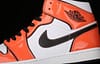 Air Jordan 1 Mid lacquered leather white orange Zhongbang basketball shoes DD6834-802 - Image 7