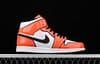 Air Jordan 1 Mid lacquered leather white orange Zhongbang basketball shoes DD6834-802 - Image 16