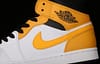 Air Jordan 1 Mid White and Yellow Zhongbang Basketball shoes 554724-170 - Image 7