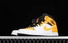 Air Jordan 1 Mid White and Yellow Zhongbang Basketball shoes 554724-170 - Image 14