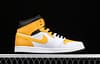 Air Jordan 1 Mid White and Yellow Zhongbang Basketball shoes 554724-170 - Image 16