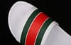 Gucci summer trend couple casual slippers white, green and red - Image 5