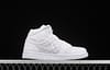 Air Jordan 1 Mid Quilted White Little Chanel Leisure Sport Board shoes DB6078-100 - Image 16