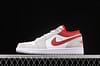 Air Jordan 1 Low low-end rice white red retro culture leisure sports basketball shoes DC6991-016