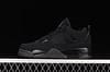 Air Jordan 4 Black Cat black cat head frosted CU1110-010
