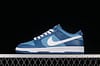 NIKE SB DUNK Low Dark Marina Blue sea blue color SB buckle rebound fashion leisure board shoes DJ6188-400