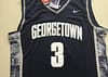 Allen Iverson 3 Hoyas College Black Basketball Jersey - Image 3