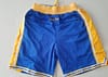 Golden State 1995-96 Throwback Classics Basketball Team Shorts - Image 2