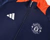 24/25 Manchester United Navy/Orange Full Zipper Jacket +Long Pants - Image 5
