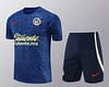 24/25 Club America Navy Vest Short Sleeve Jeresy+Shorts