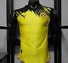 Player Version 25/26 Borussia Dortmund Home Yellow with Black Brush Stroke Jersey