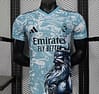 Player Version 25/26 Real Madrid Light Blue with Viking Warrior Pattern Jersey