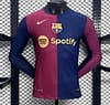 Player Version 24/25 Barcelona Home Long Sleeve Jersey