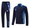24/25 Adidas Navy/Blue Full Zipper Jacket +Long Pants