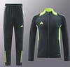 24/25 Adidas Grey/Green Full Zipper Jacket +Long Pants - Image 15