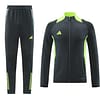 24/25 Adidas Grey/Green Full Zipper Jacket +Long Pants - Image 16