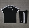 24/25 Adidas Original Black Short Sleeve Jersey+Shorts - Image 17