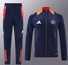 24/25 Manchester United Navy/Orange Full Zipper Jacket +Long Pants - Image 14