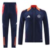 24/25 Manchester United Navy/Orange Full Zipper Jacket +Long Pants - Image 15