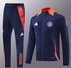 24/25 Manchester United Navy/Orange Full Zipper Jacket +Long Pants - Image 18
