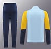 24/25 Real Madrid Light Blue/Yellow Full Zipper Jacket +Long Pants - Image 19