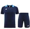 24/25 Adidas Navy Short Sleeve Jersey+Shorts - Image 16