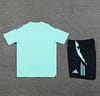 24/25 Real Madrid Lake Blue Short Sleeve Jersey+Shorts - Image 7