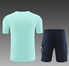 24/25 Real Madrid Lake Blue Short Sleeve Jersey+Shorts - Image 14