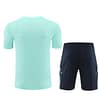24/25 Real Madrid Lake Blue Short Sleeve Jersey+Shorts - Image 15