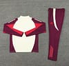 24/25 Kids Bayern Munich Light Yellow/Wine Half Zipper Jacket+Long Pants - Image 8