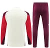 24/25 Kids Bayern Munich Light Yellow/Wine Half Zipper Jacket+Long Pants - Image 16
