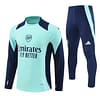 24/25 Arsenal Blue/Navy Half Zipper Jacket+Long Pants - Image 18