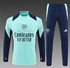 24/25 Arsenal Blue/Navy Half Zipper Jacket+Long Pants - Image 19